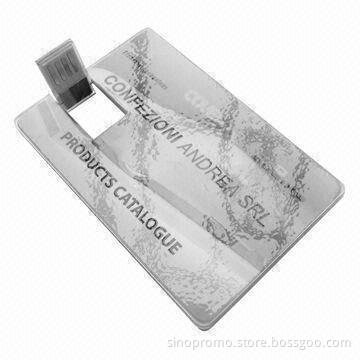 Super Slim Credit-card USB Drive, Hot Plug-and-play